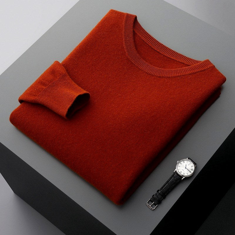 Chris - Men’s Wool Crew Neck Sweater 6