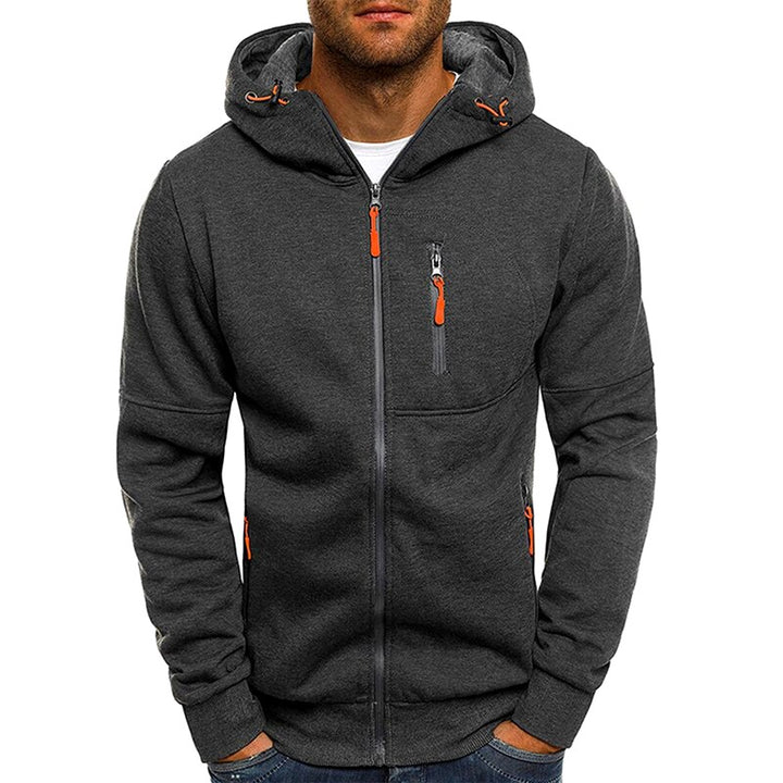 Chuck - Men's Zip Front Lightweight Hoodie 