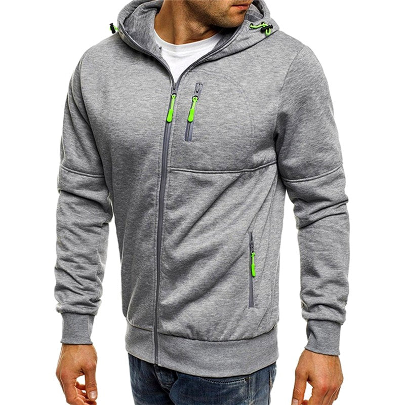 Chuck - Men's Zip Front Lightweight Hoodie 