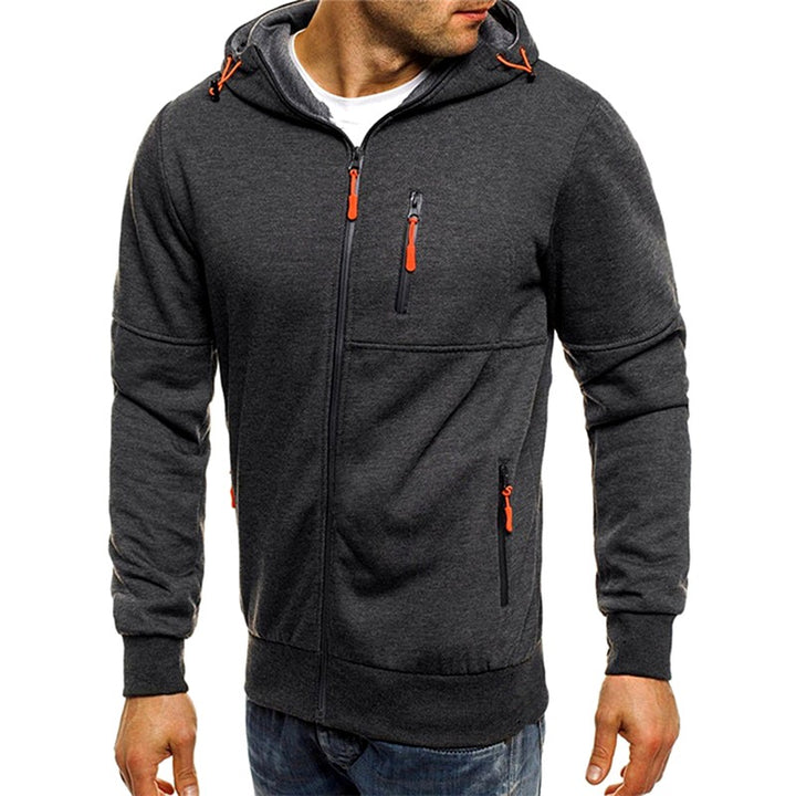 Chuck - Men's Zip Front Lightweight Hoodie 