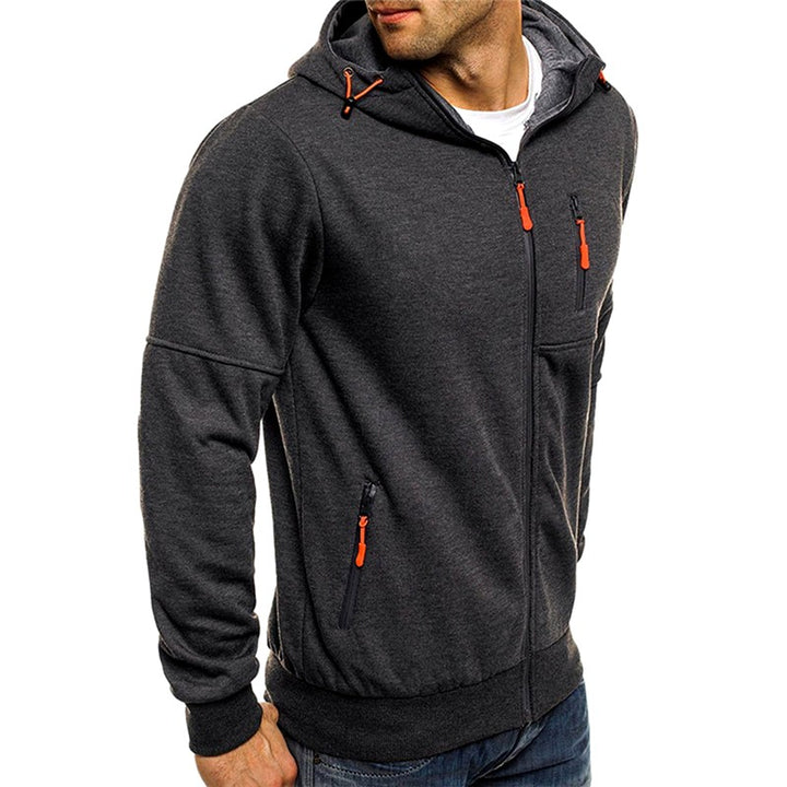 Chuck - Men's Zip Front Lightweight Hoodie 