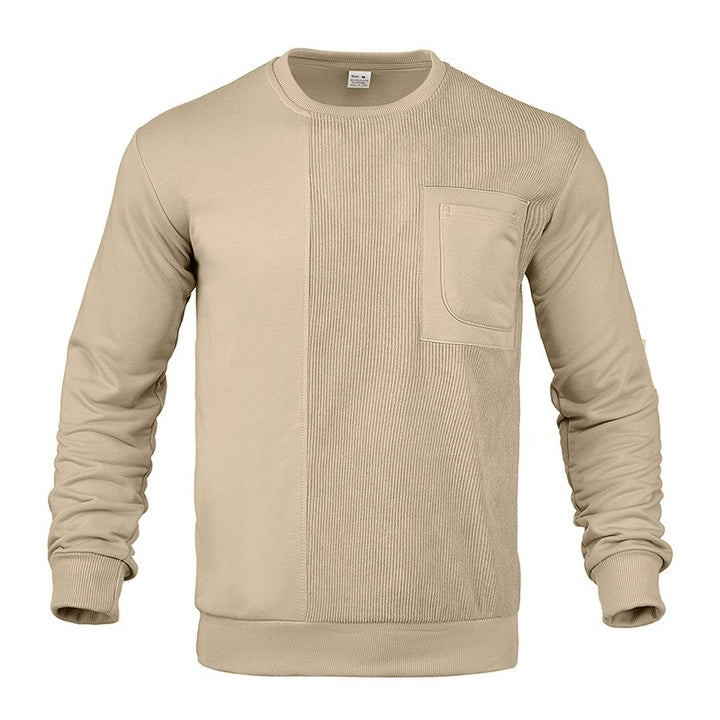 Codey - Men's Textured Crew-Neck Fall Sweatshirt 4