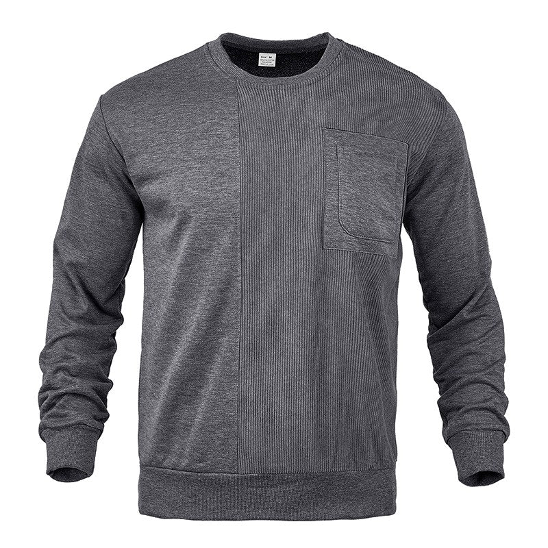 Codey - Men's Textured Crew-Neck Fall Sweatshirt 5