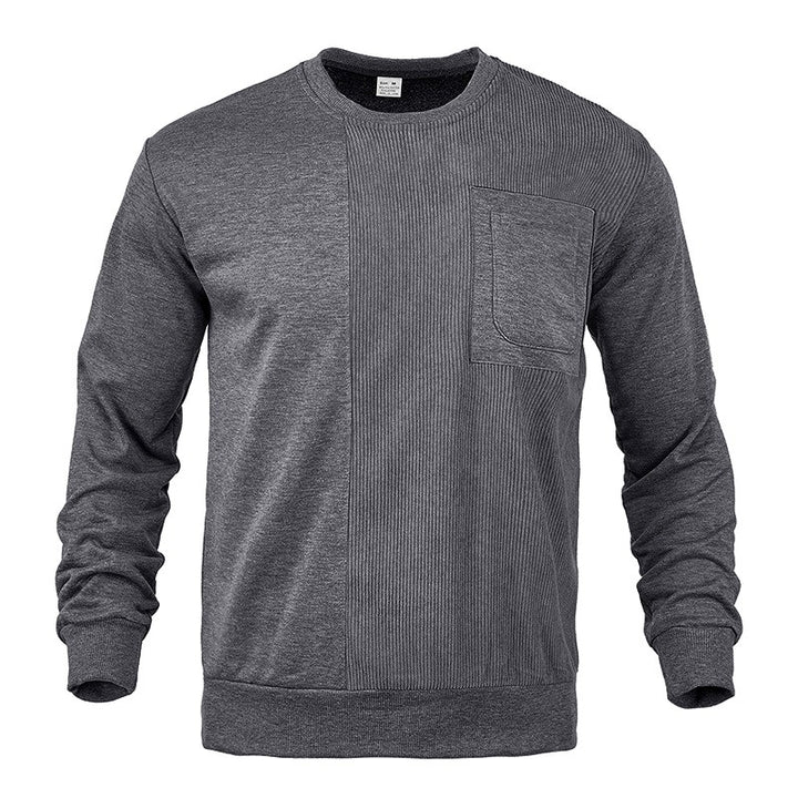 Codey - Men's Textured Crew-Neck Fall Sweatshirt 5