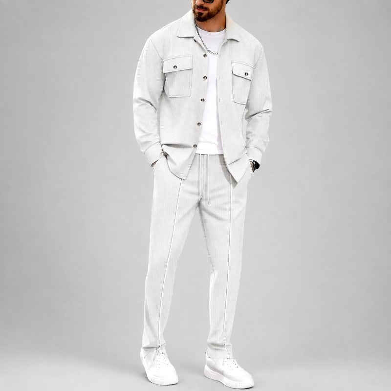 Coleman - Men's Textured 2-Piece Jacket & Pants Matching Set 3