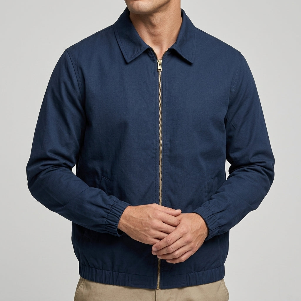 Colton - Men's Zip-Front Collared Jacket