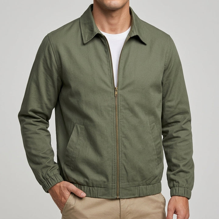 Colton - Men's Zip-Front Collared Jacket