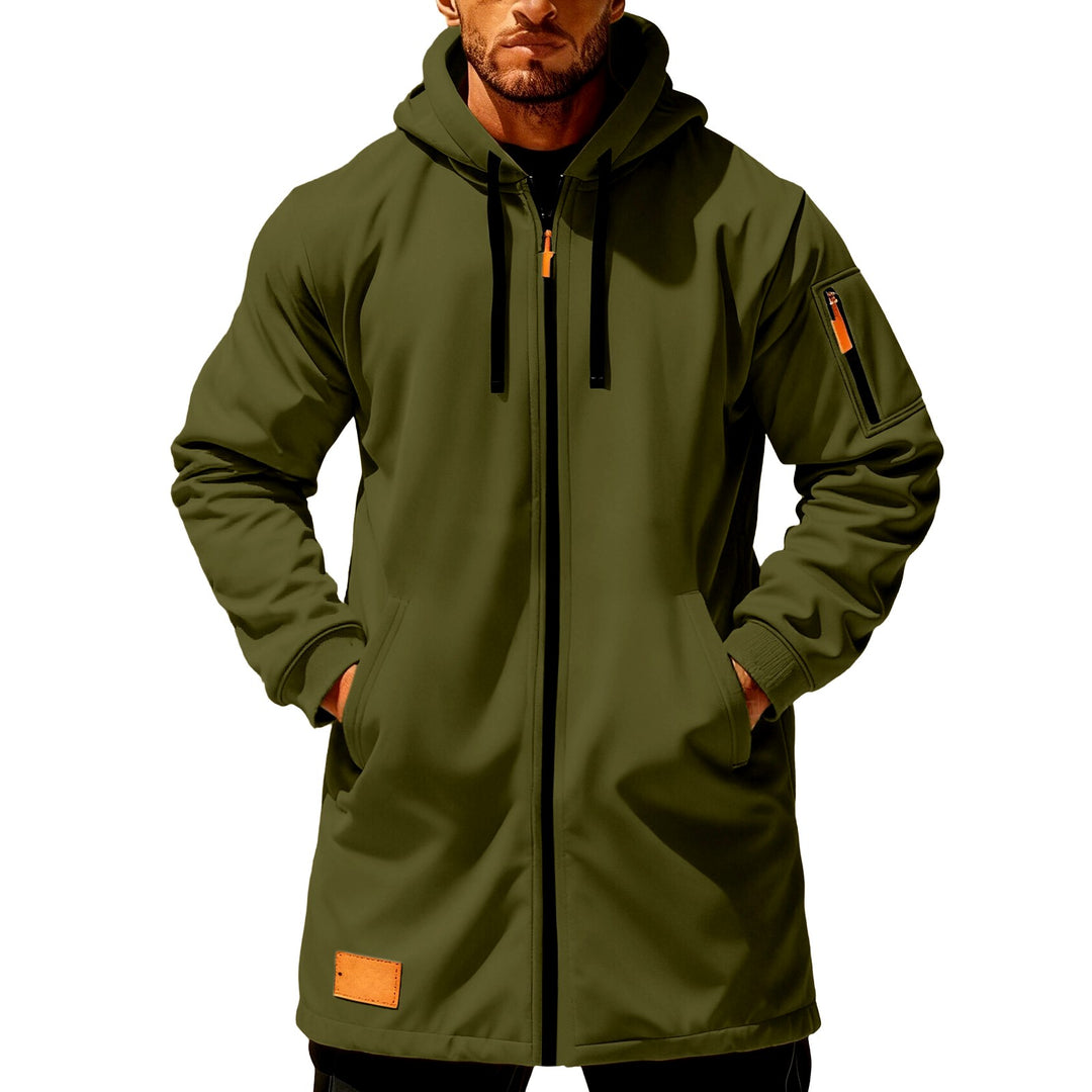 Connor - Men's Hooded Full-Zip Utility Jacket with Cargo Pockets 5