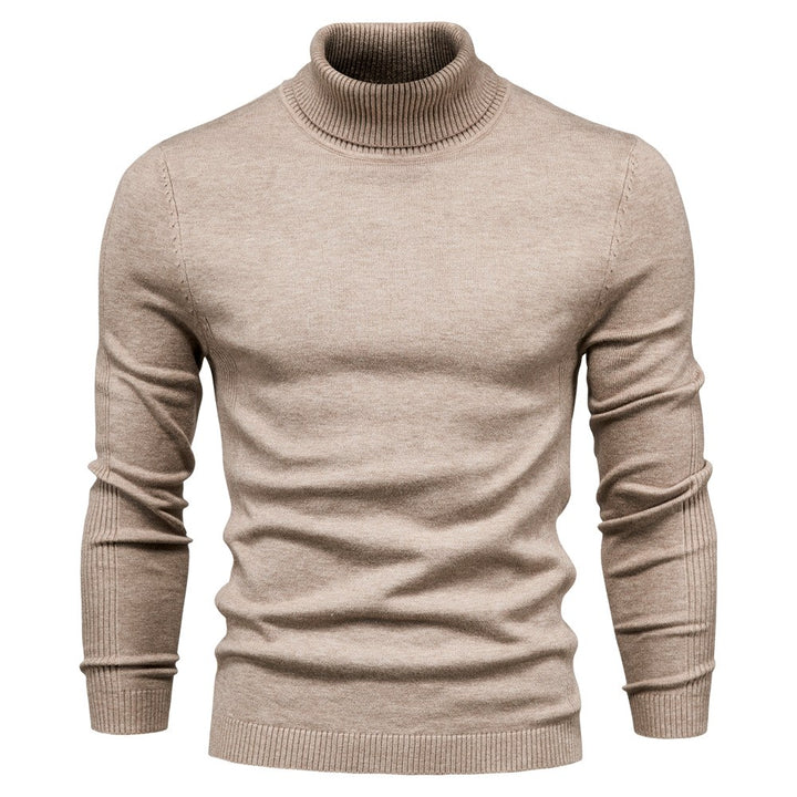 Connor - Men's Slim Fit Turtleneck Knit Sweater 1