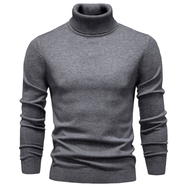 Connor - Men's Slim Fit Turtleneck Knit Sweater 2