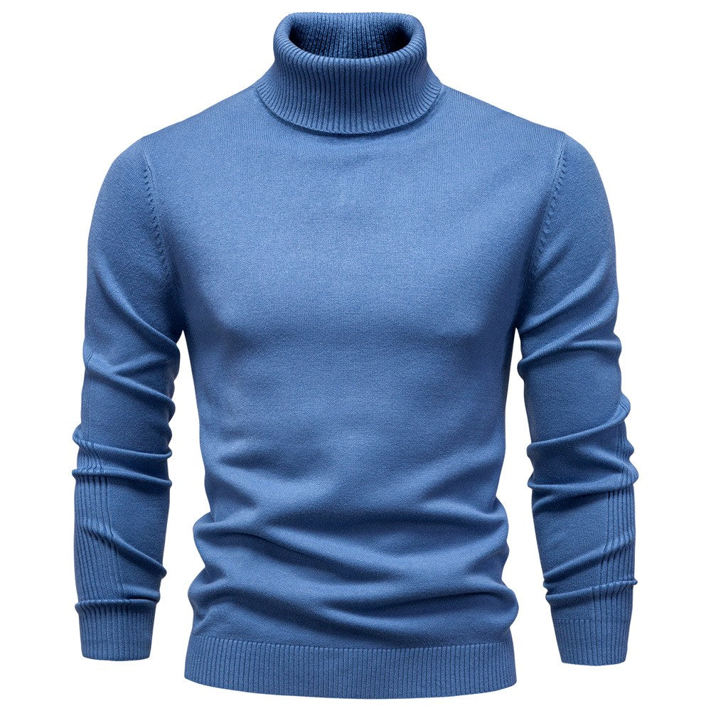 Connor - Men's Slim Fit Turtleneck Knit Sweater 3