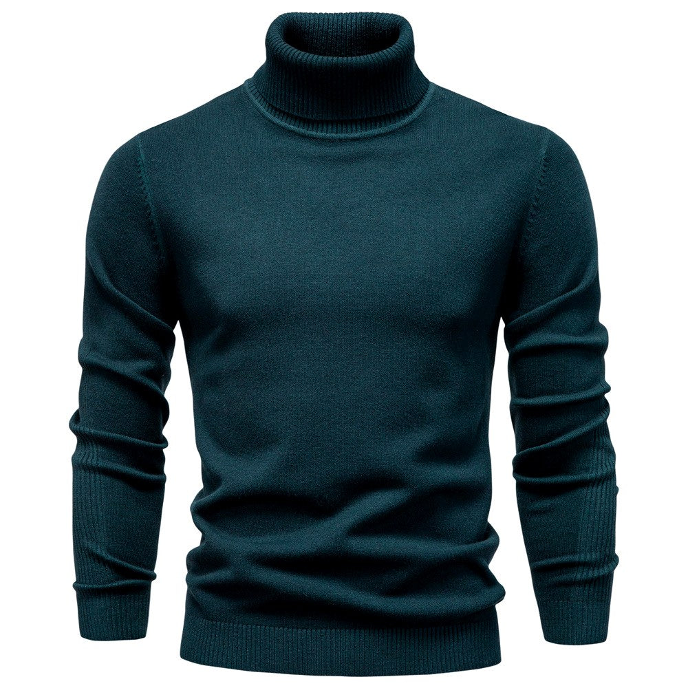 Connor - Men's Slim Fit Turtleneck Knit Sweater 5