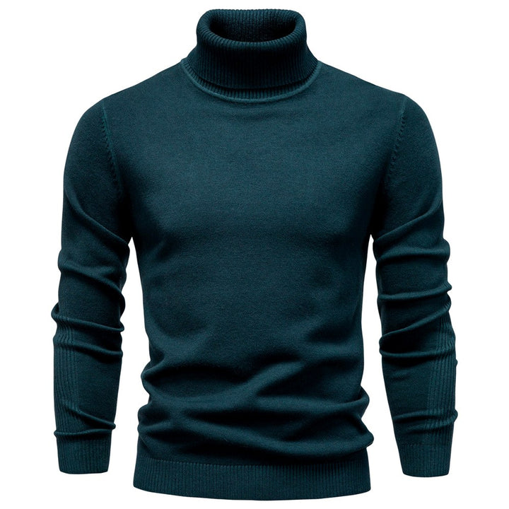 Connor - Men's Slim Fit Turtleneck Knit Sweater 5
