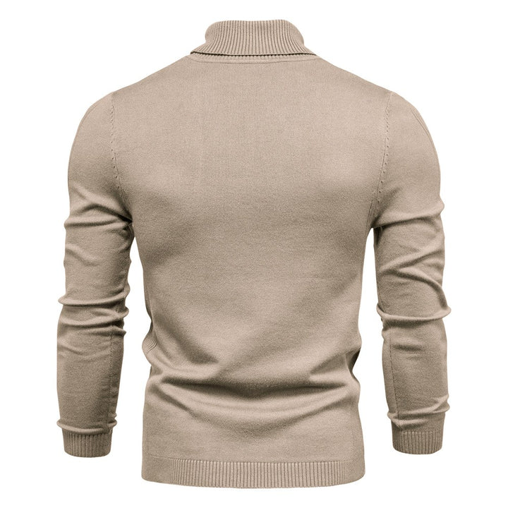 Connor - Men's Slim Fit Turtleneck Knit Sweater 7
