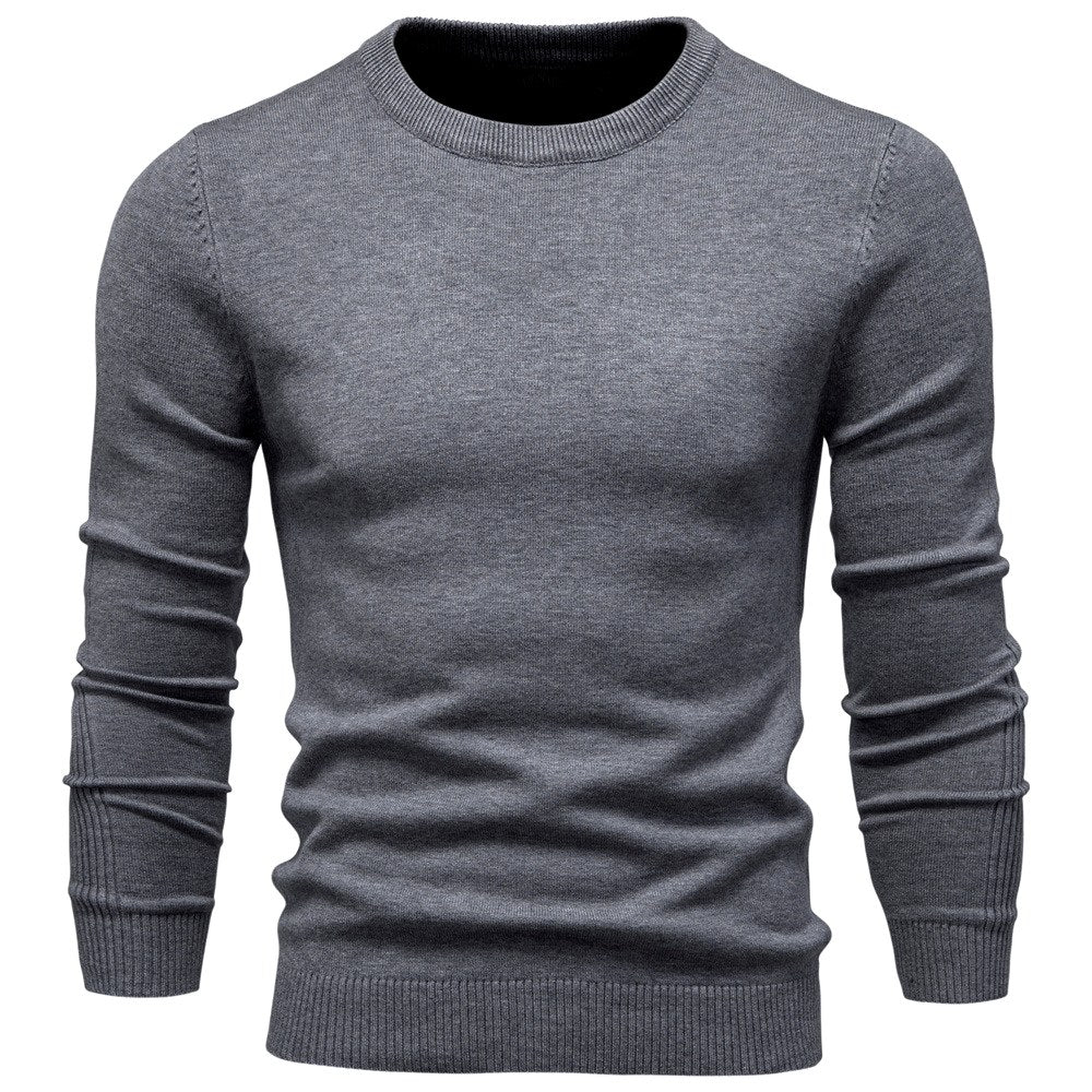Conor - Men's Round Neck Slim Fit Sweater 3