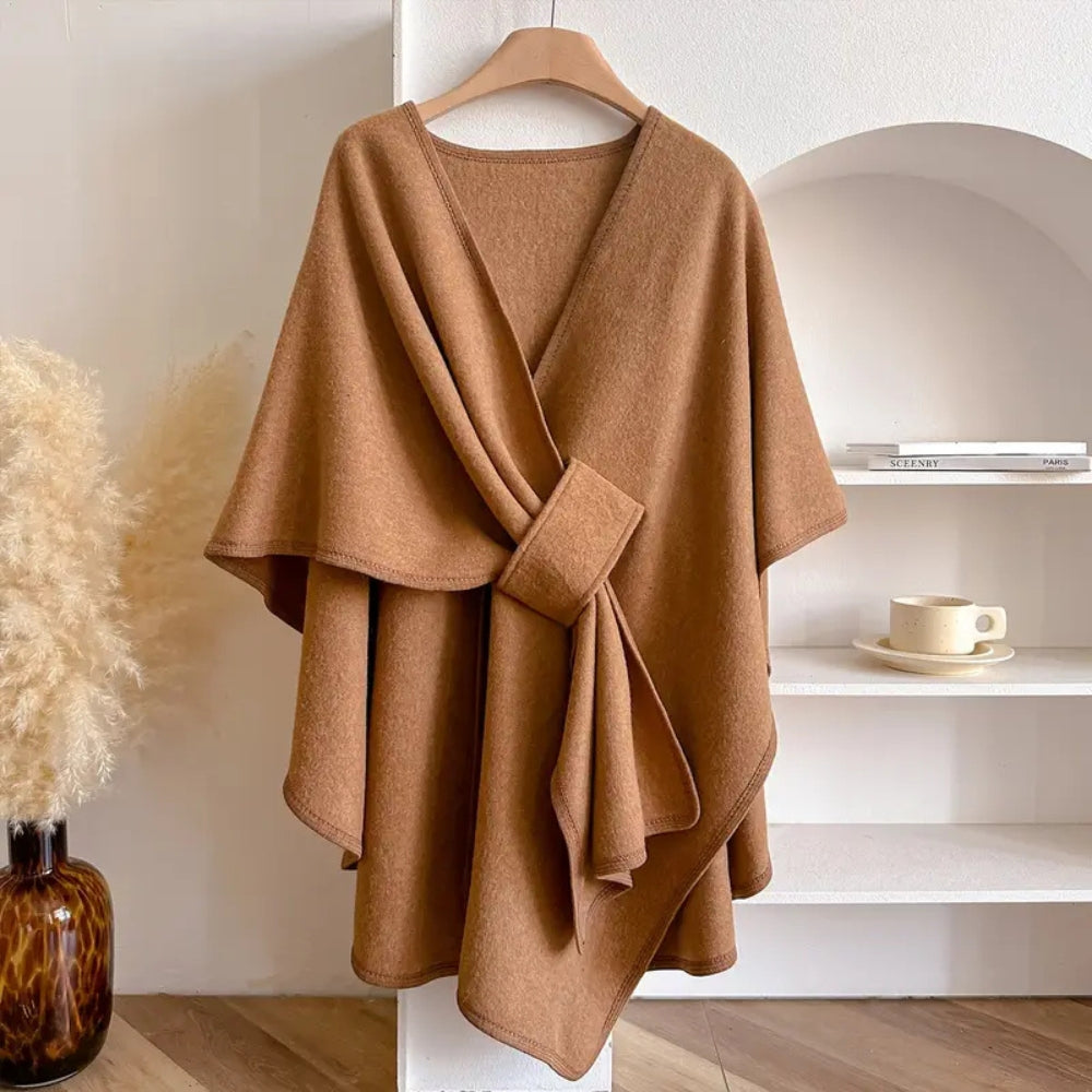Cordelia - Women's Wrap Cape Poncho
