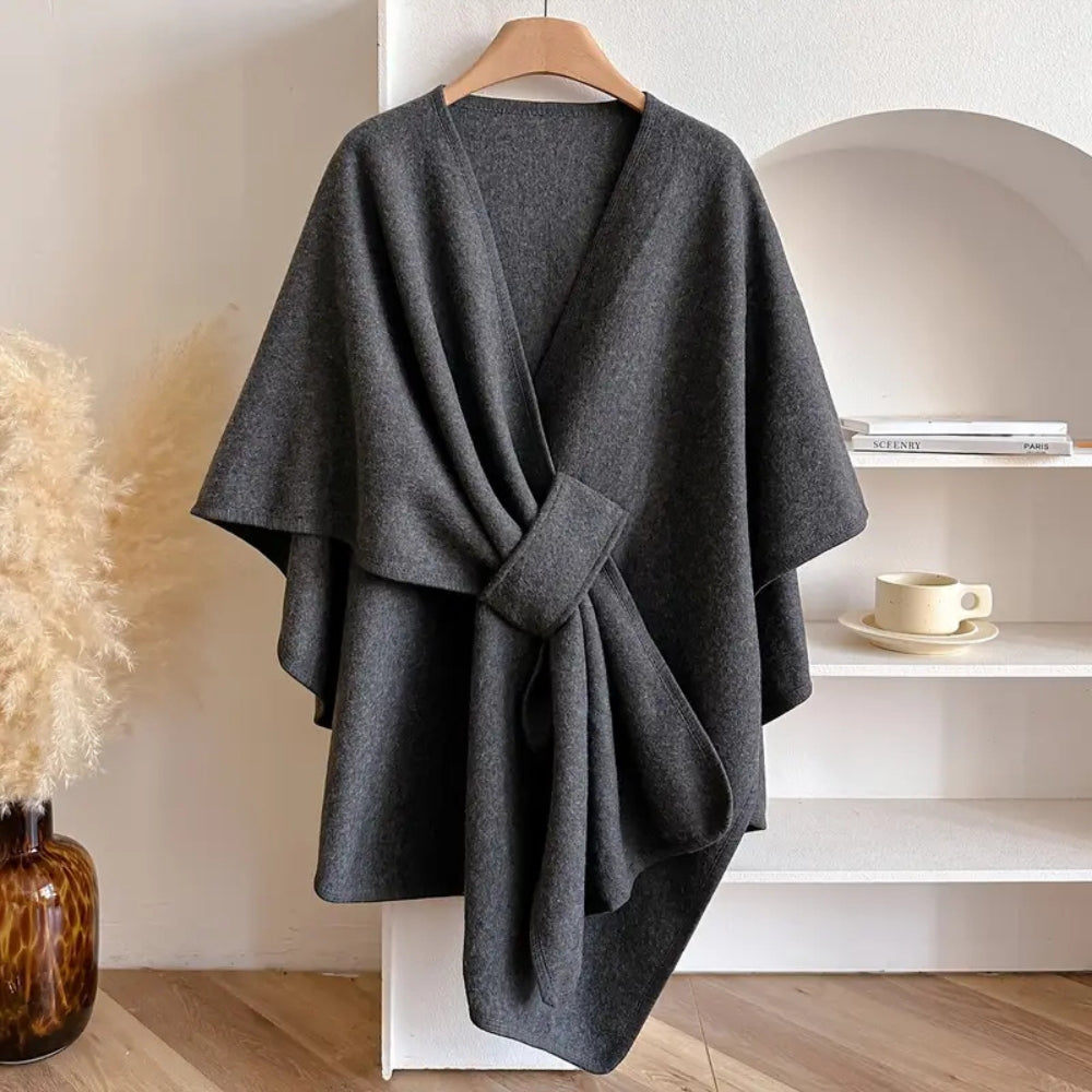 Cordelia - Women's Wrap Cape Poncho