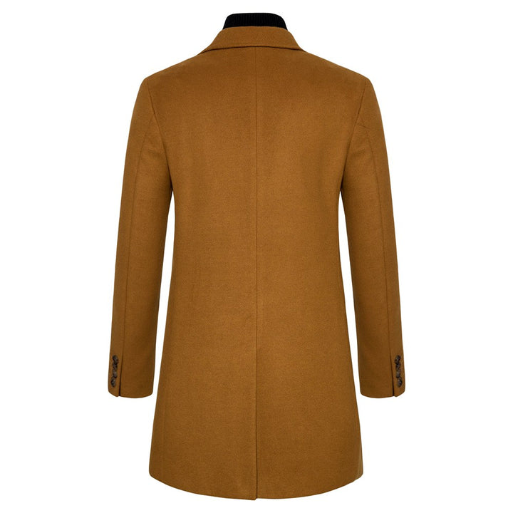 Crispin - Men's Wool Tailored Knee-Length Coat 3