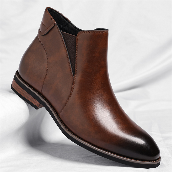 Cristiano - Men's Leather Chelsea Boots
