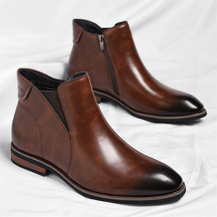 Cristiano - Men's Leather Chelsea Boots
