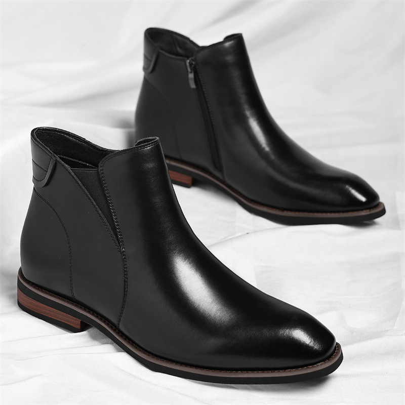 Cristiano - Men's Leather Chelsea Boots