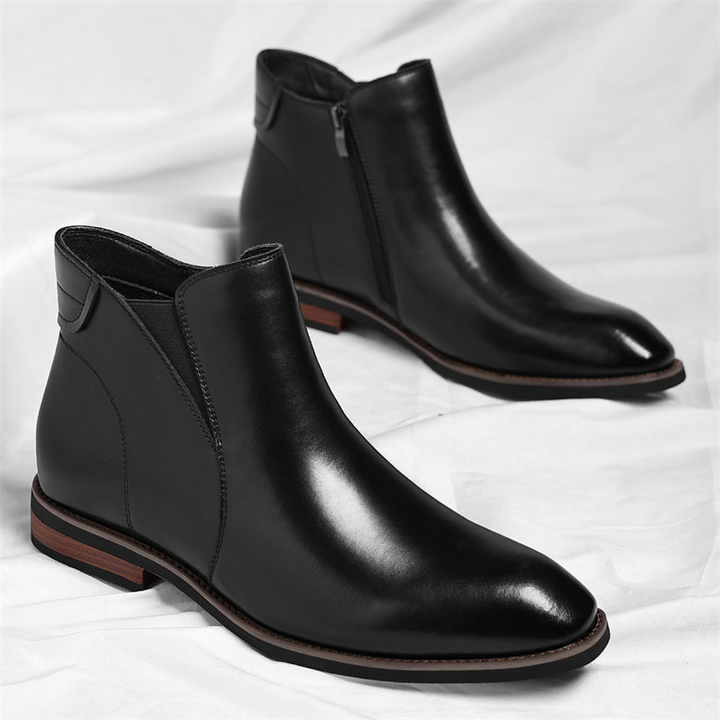 Cristiano - Men's Leather Chelsea Boots
