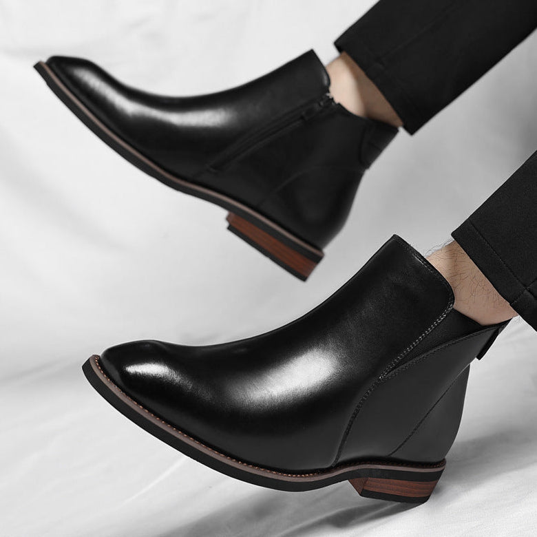 Cristiano - Men's Leather Chelsea Boots