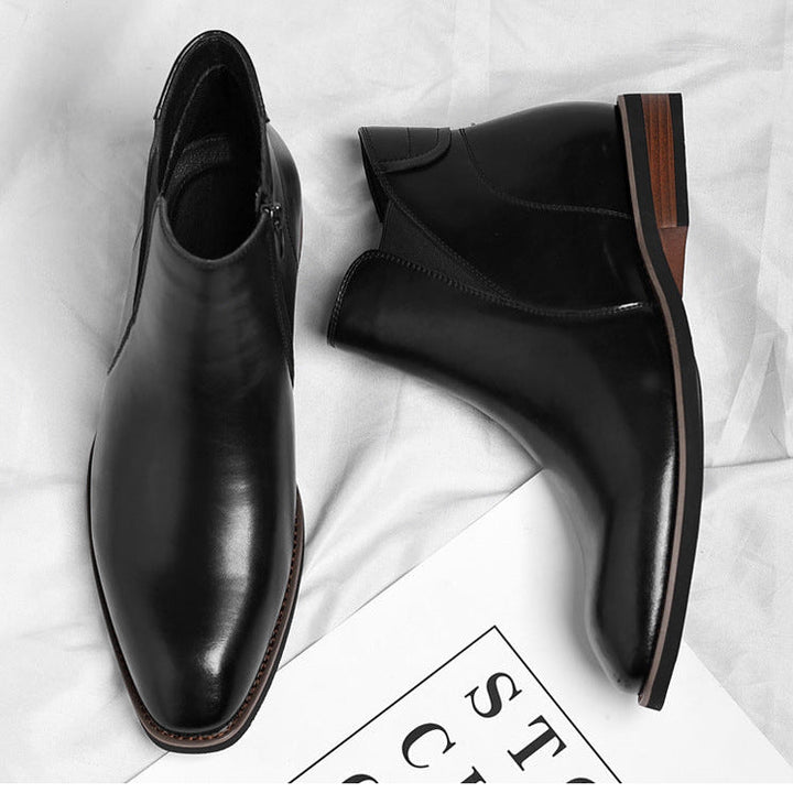 Cristiano - Men's Leather Chelsea Boots