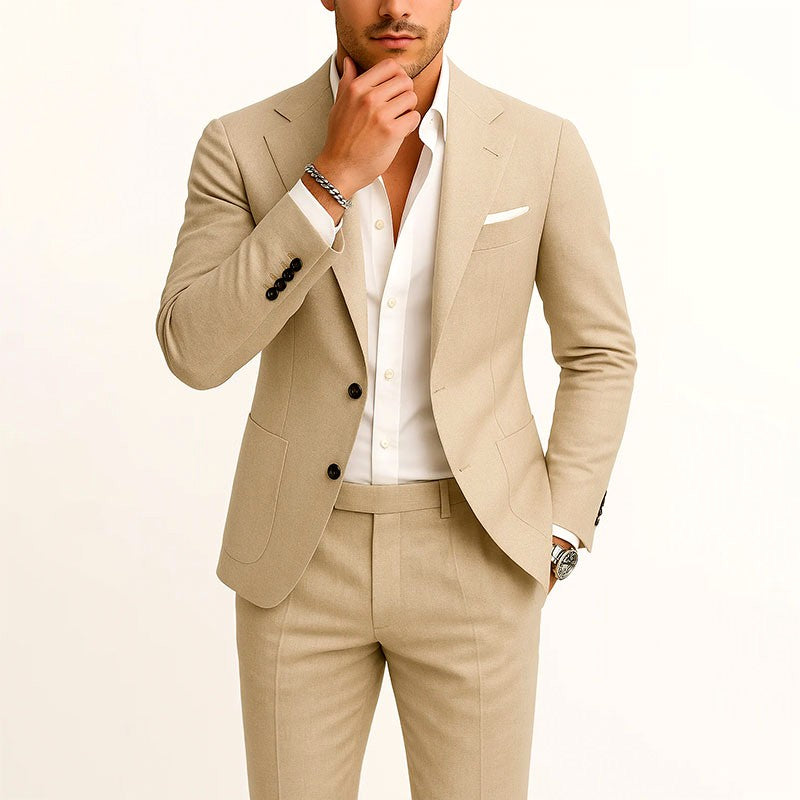 Brett - Men's Refined Tailored Summer Suit Set