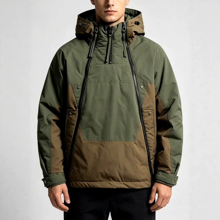 Damson - Men's Colorblock Tactical Anorak Jacket 3