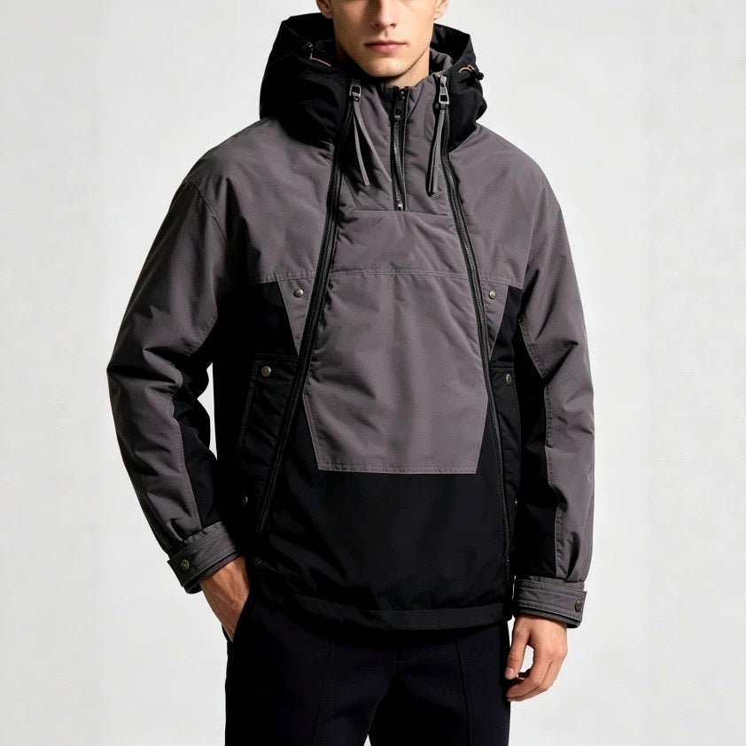 Damson - Men's Colorblock Tactical Anorak Jacket 5