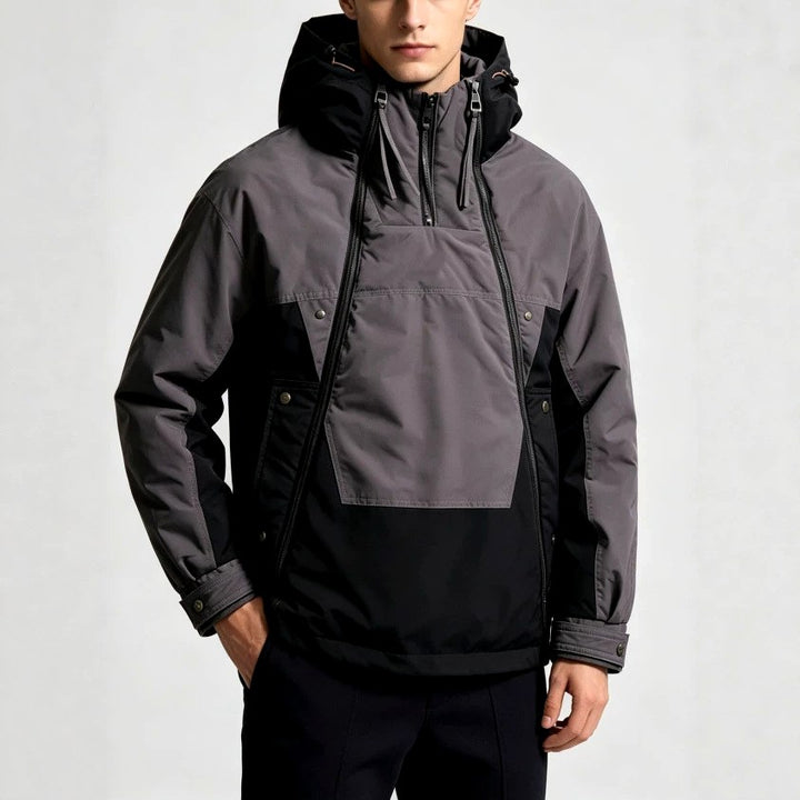 Damson - Men's Colorblock Tactical Anorak Jacket 5