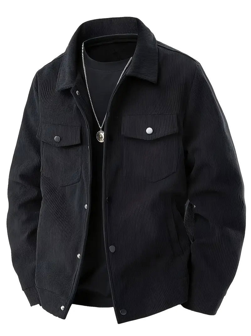 Daniel - Men's Corduroy Button-Front Jacket 1