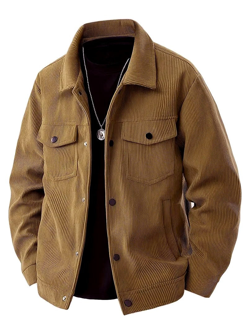 Daniel - Men's Corduroy Button-Front Jacket 2