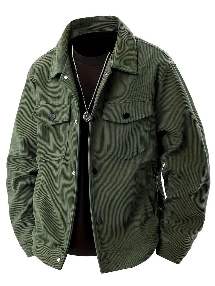 Daniel - Men's Corduroy Button-Front Jacket 4