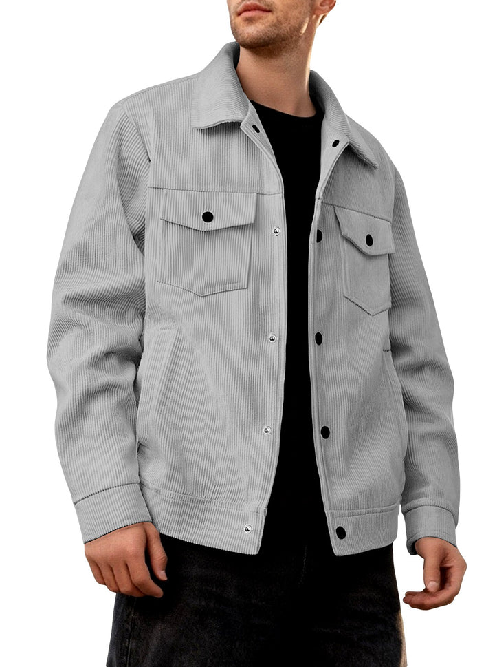 Daniel - Men's Corduroy Button-Front Jacket 5