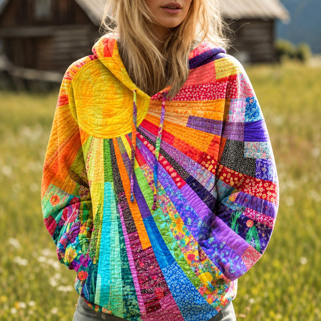 Danna - Women's Patchwork Quilted Hoodie 6