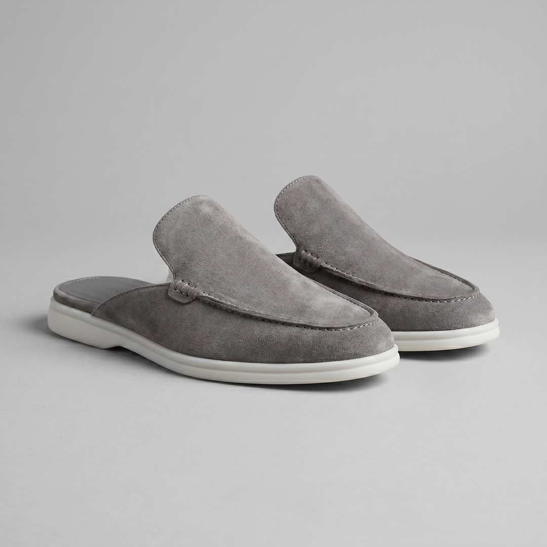 Dare - Men’s Suede Slip-On Mule Loafers