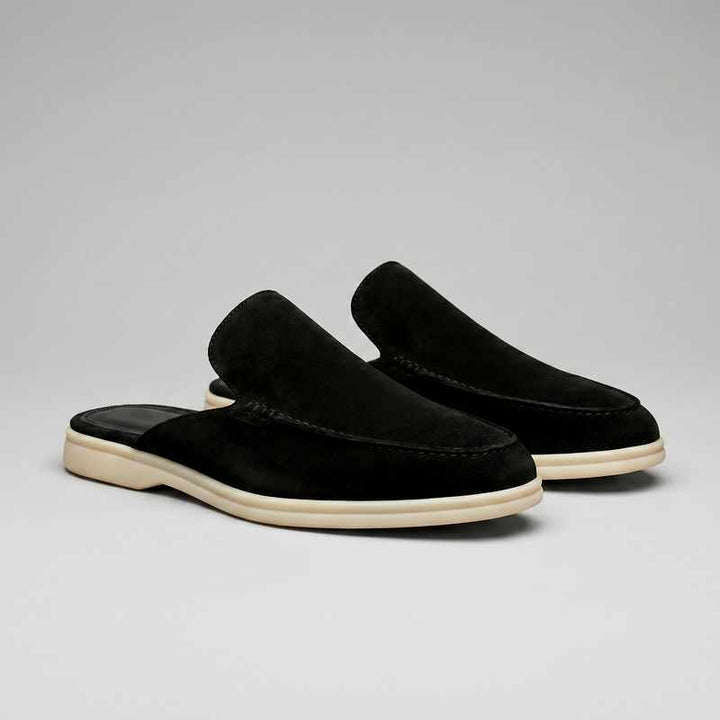Dare - Men’s Suede Slip-On Mule Loafers