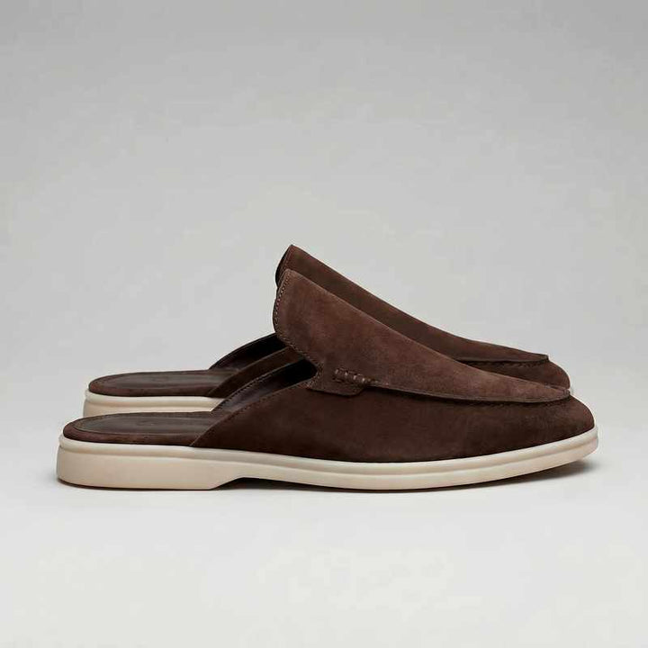 Dare - Men’s Suede Slip-On Mule Loafers