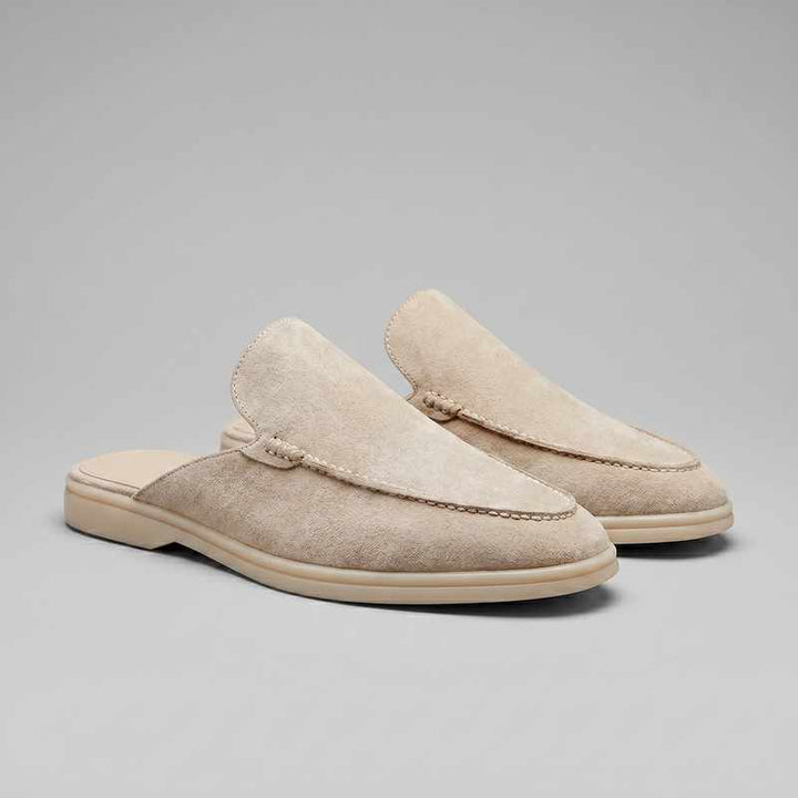 Dare - Men’s Suede Slip-On Mule Loafers