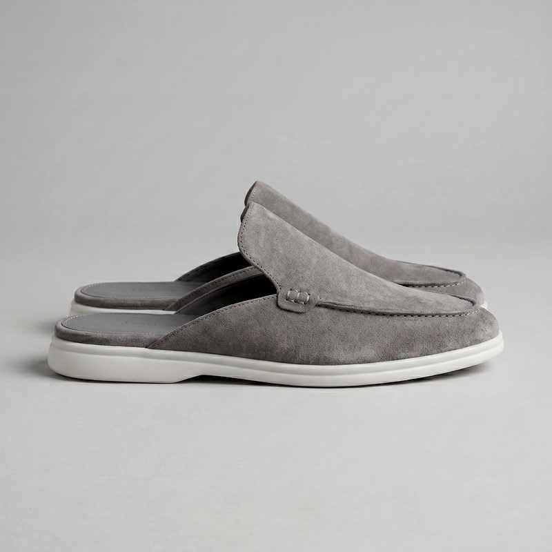 Dare - Men’s Suede Slip-On Mule Loafers