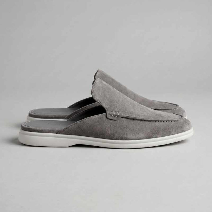Dare - Men’s Suede Slip-On Mule Loafers