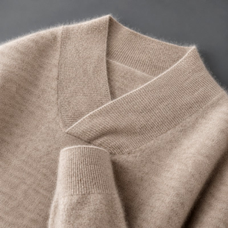 Darryl - Men's Wool Shawl Collar Pullover Sweater 3