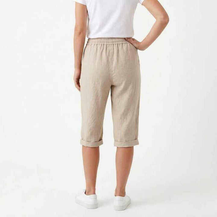 Deanna - Women's Cotton Relaxed Summer Knee Length Shorts