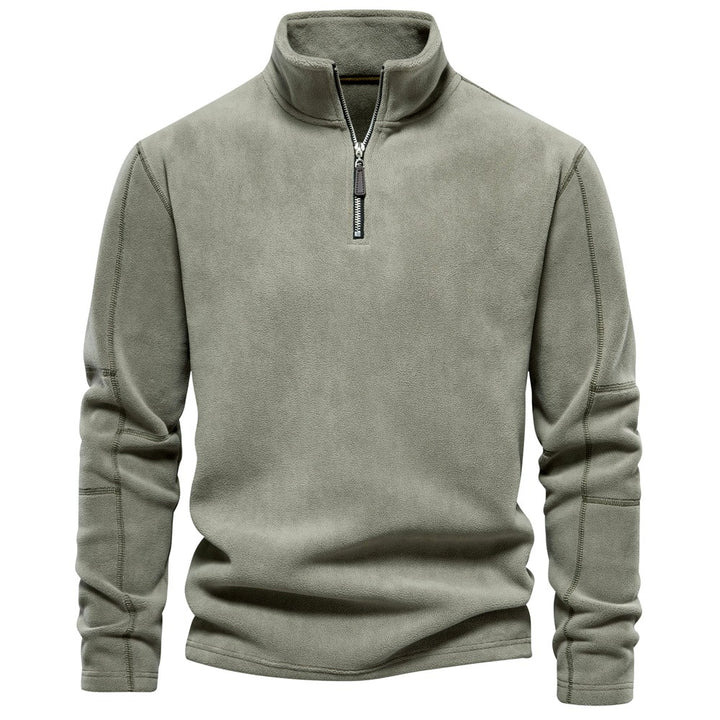 Denis - Men's Quarter-Zip Fleece Sweatshirt 1