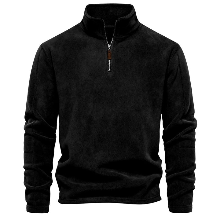 Denis - Men's Quarter-Zip Fleece Sweatshirt 3