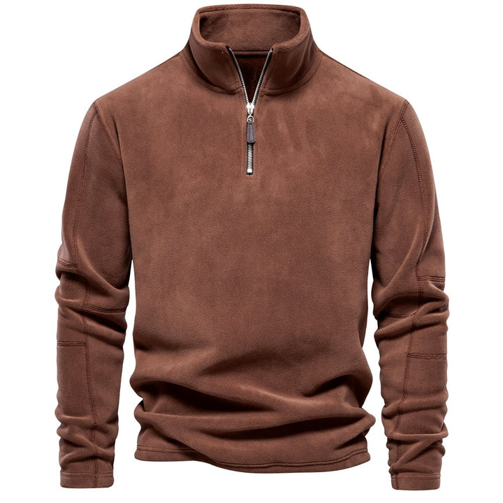 Denis - Men's Quarter-Zip Fleece Sweatshirt 4