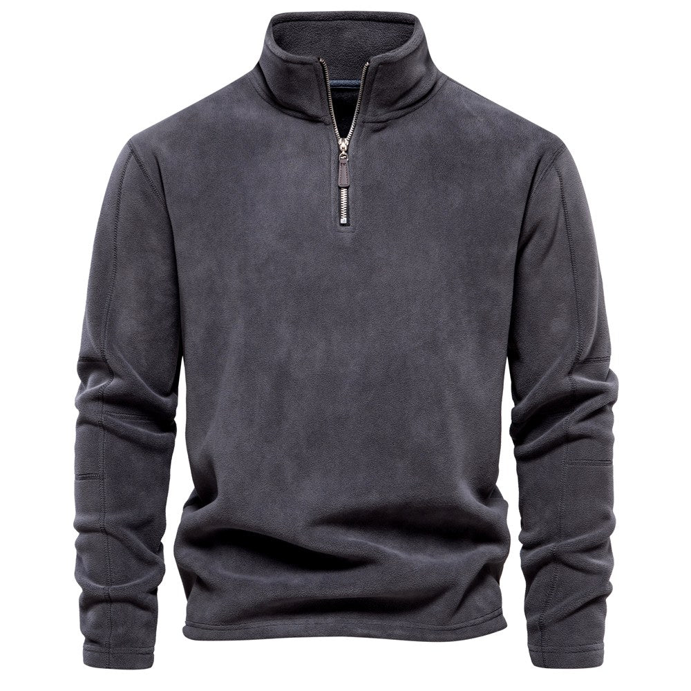 Denis - Men's Quarter-Zip Fleece Sweatshirt 5