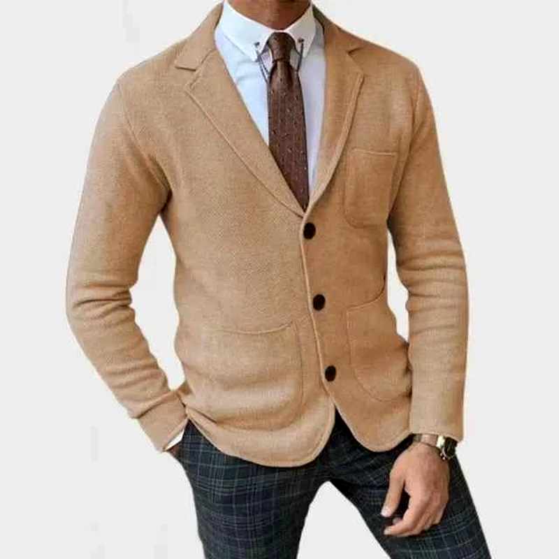 Deshaun - Men's Slim Fit Three-Button Blazer Jacket 2